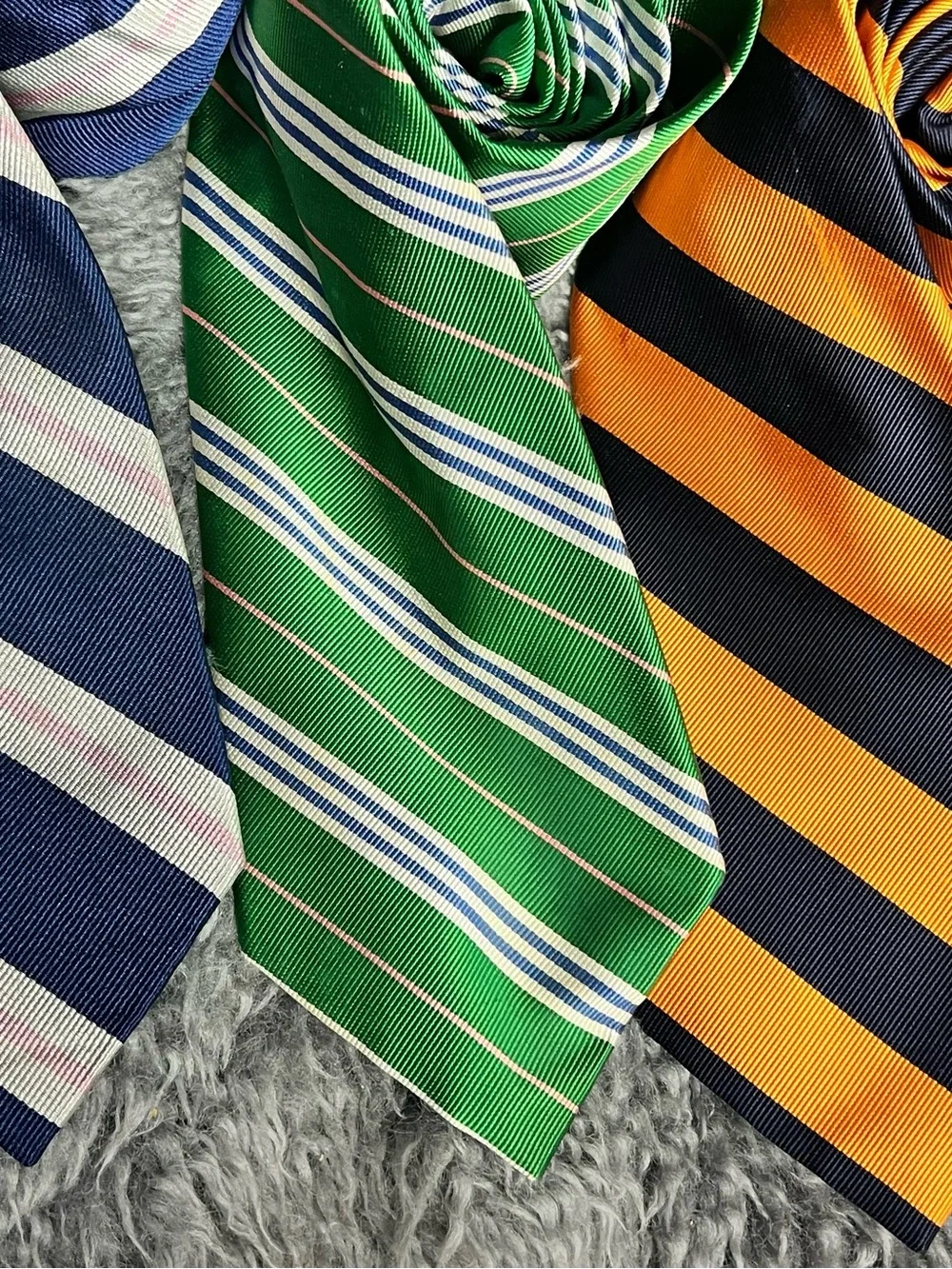 Striped J. Crew Silk Neck Ties
